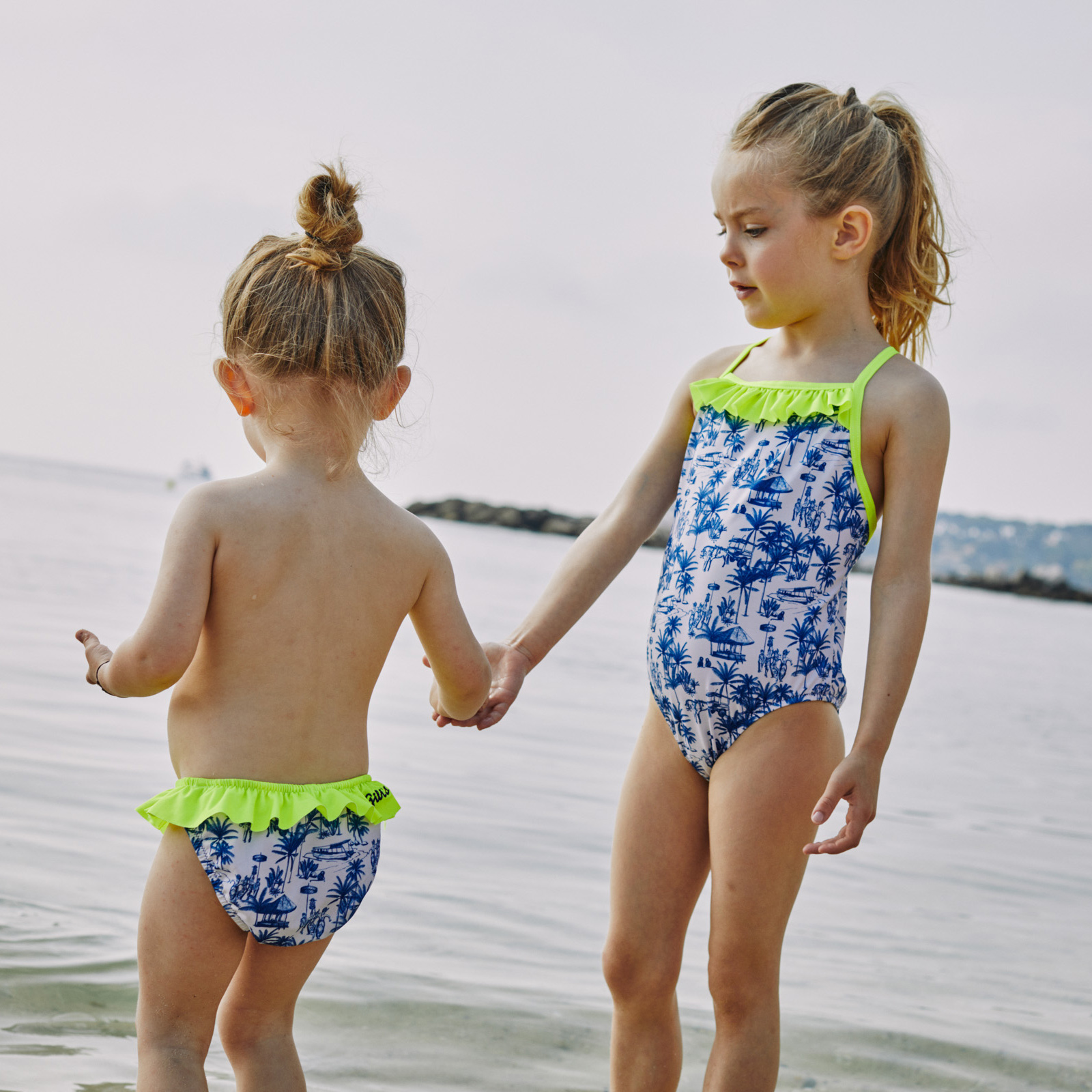 Baby Girls' Swimwear OCTAVIE Navy Azulejos | GILI'S